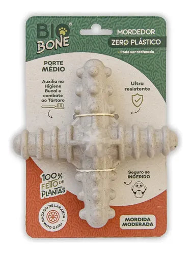 Biobone Mordedor Natural Asterisco Para Cães Grandes 1un Cor Laranja