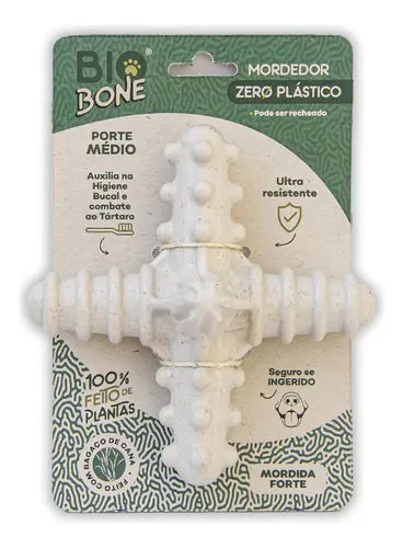 Biobone Mordedor Natural Asterisco Para Cães Grandes 1un Cor Cana